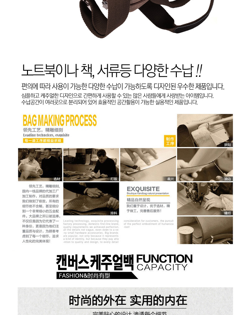 도매꾹 :: 대한민국1위 돈버는 쇼핑 - 도매꾹 [도매꾹] (주)셀파 캔버스 캐쥬얼가방 TCC-B40013